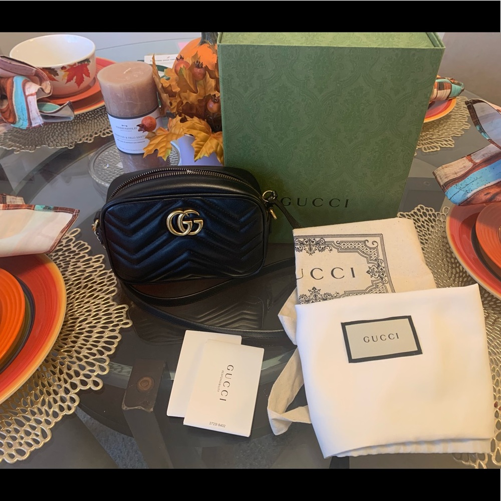 COPY - GG Marmont mini matelassé shoulder bag